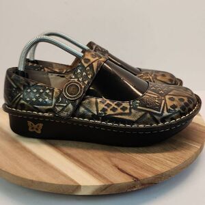 Alegria Poker Face Women's Mary Jane Clogs Leather Comfort Shoes Womens size US